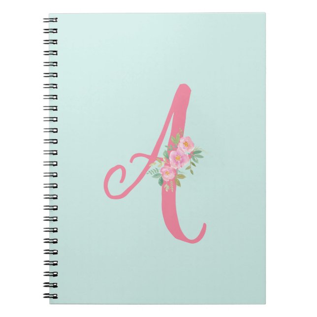 Cuaderno Personalized Floral Notebook (Frente)