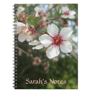 Cuaderno Personalized Flower Blossom Notebook