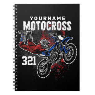 Cuaderno Personalized Freestyle Motocross Racing FMX Tricks