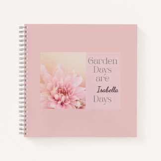 Cuaderno Personalized Garden Days, Gardening Hobby Gift