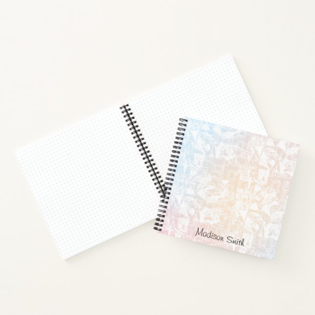 Cuaderno Personalized Geometric Pattern (Interior)