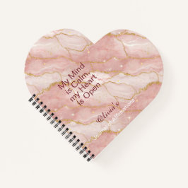 Cuaderno Personalized Glitter Positive Quotes Journal