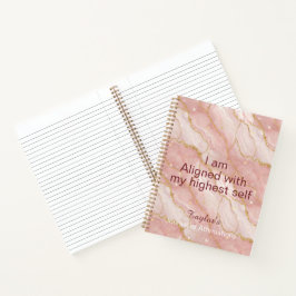 Cuaderno Personalized Glitter Positive Quotes Journal