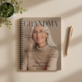 Cuaderno Personalized Grandma Notebook | Custom Photo