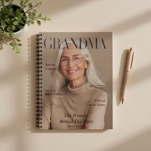 Cuaderno Personalized Grandma Notebook | Custom Photo (Subido por el creador)