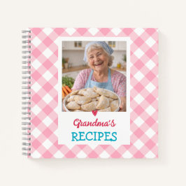 Cuaderno PERSONALIZED Grandma's Recipe Book (ADD YOU PHOTO)