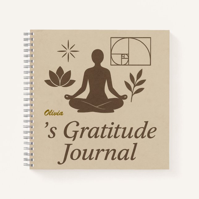 Cuaderno Personalized Gratitude Journal (Anverso)