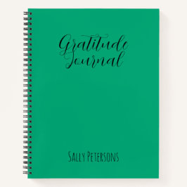 Cuaderno Personalized Gratitude Journal | Custom Name Daily
