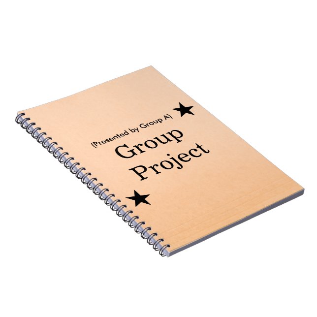Cuaderno Personalized Group Project File Folder Design (Lado Derecho)