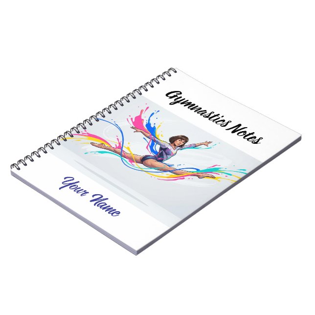 Cuaderno Personalized Gymnastics Notes  (Lado Izquierdo)