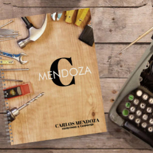Cuaderno Personalized Handyman Carpenter Custom Name