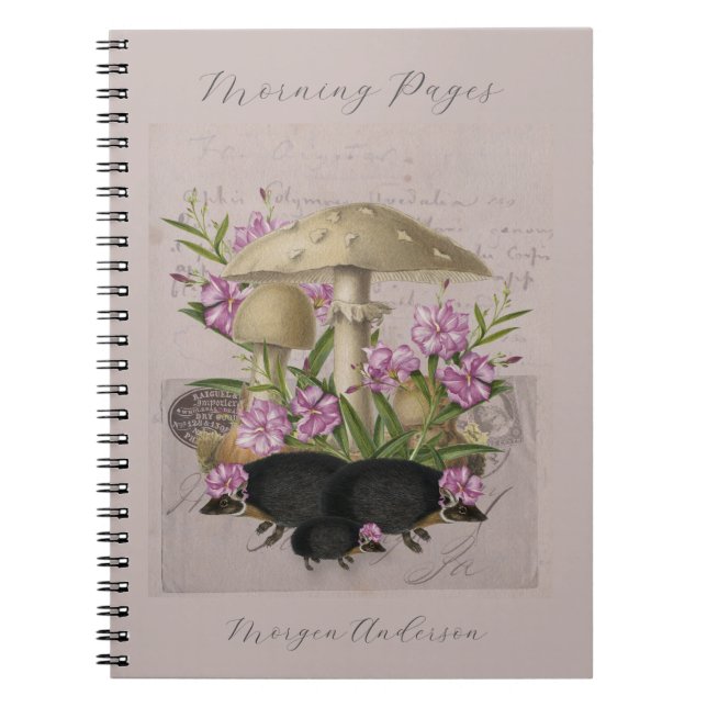 Cuaderno Personalized Hedgehog & Ephemera (Frente)