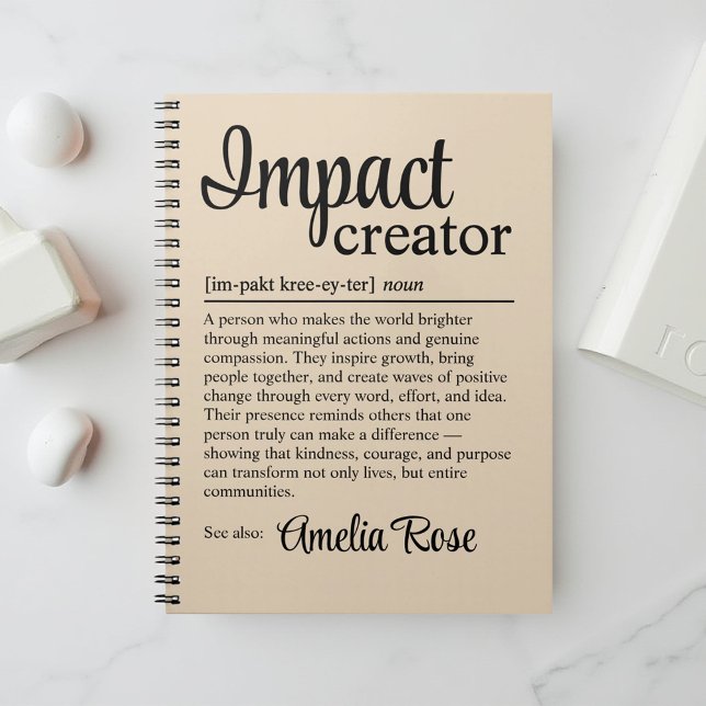Cuaderno Personalized Impact Creator Definition (Subido por el creador)