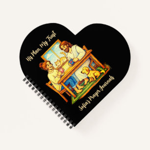Cuaderno Personalized Jesus & Coffee Heart Journal