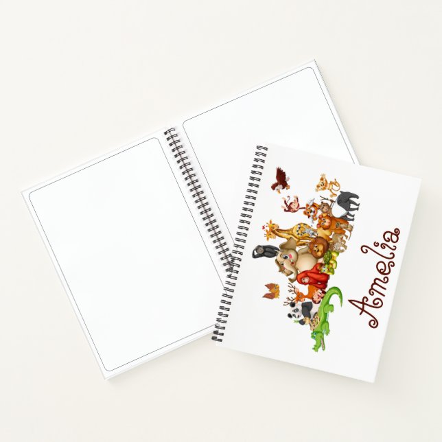 Cuaderno Personalized Kid's animals Sketch (Interior)