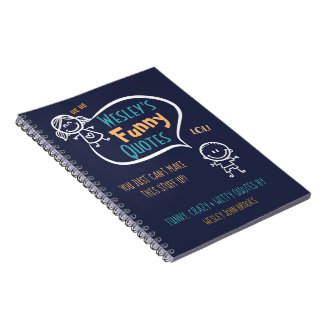 Cuaderno Personalized Kid's Quote Book for the Cute sayings