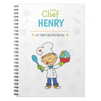 Cuaderno Personalized Kids Recipe Notebook