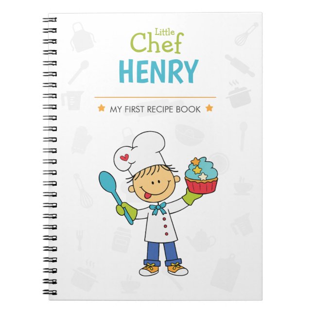 Cuaderno Personalized Kids Recipe Notebook (Frente)