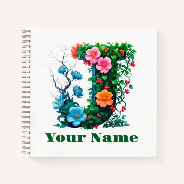 Cuaderno Personalized Letter J (Anverso)
