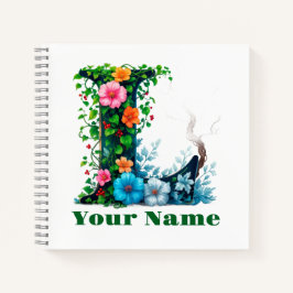 Cuaderno Personalized Letter L