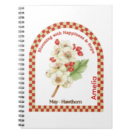Cuaderno Personalized May Birth Month Flower Notebook