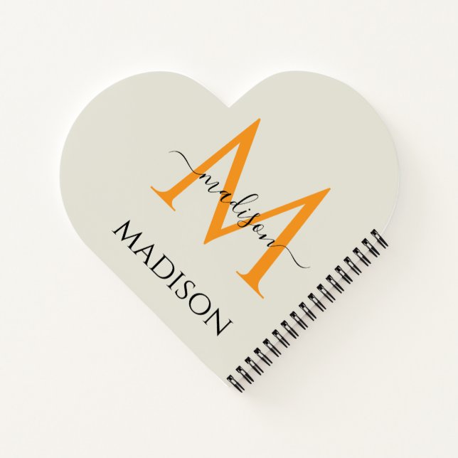 Cuaderno Personalized Monogram & Name  (Reverso)