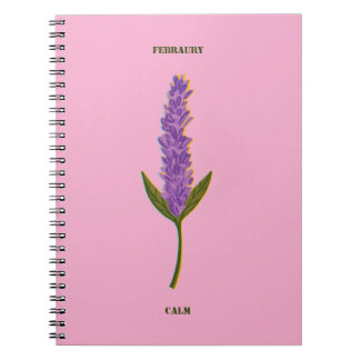 Cuaderno Personalized Monthly Serenity Journal Minimalist 
