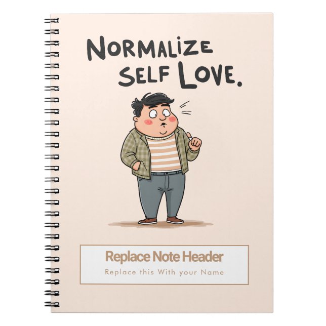 Cuaderno Personalized Motivational Notebook (Frente)