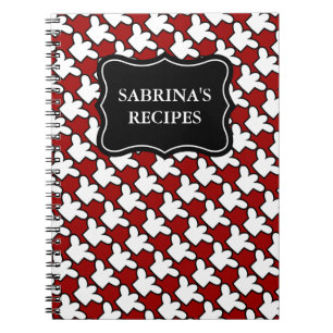 Cuaderno Personalized name notebook   recipe cookbook