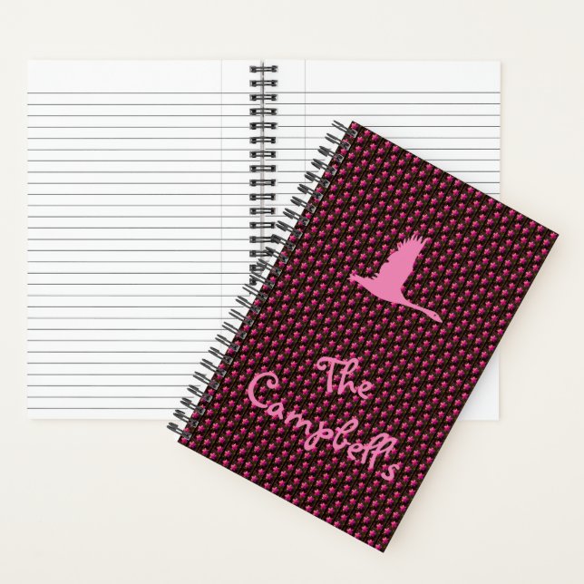 Cuaderno Personalized "Newberg" Pattern Spiral Notebook (Interior)