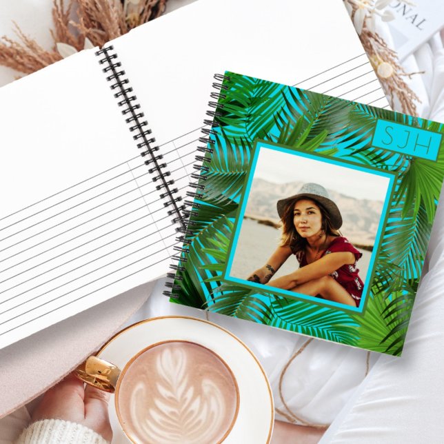 Cuaderno Personalized Notebook Sketch Pad Palm Fronds (Subido por el creador)