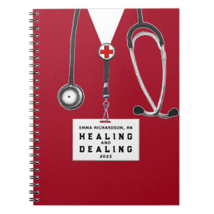 Cuaderno personalized nurse journal notebook