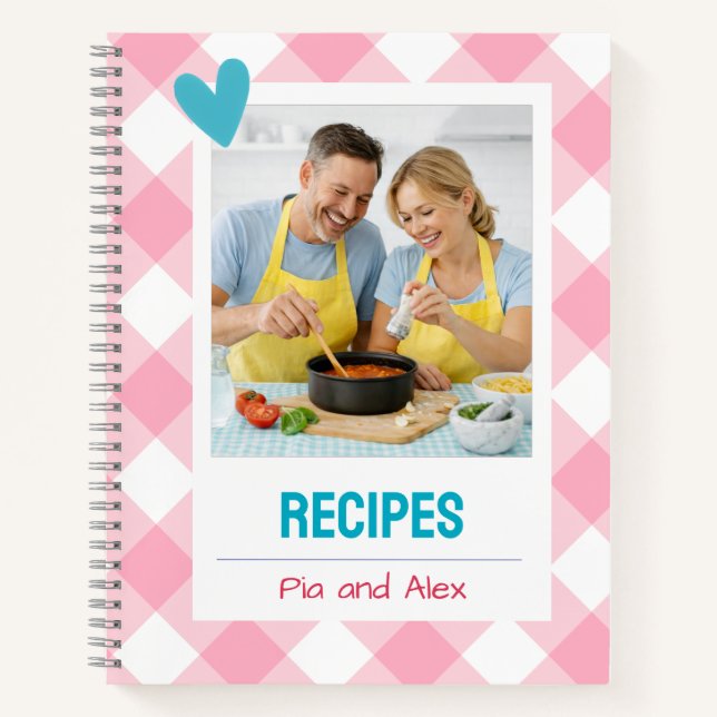 Cuaderno Personalized Recipe Notebook (Anverso)