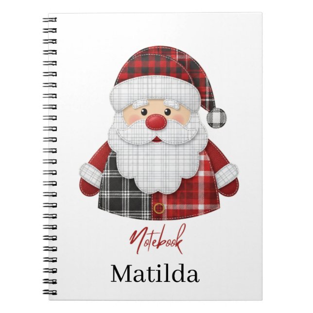 Cuaderno Personalized Santa notebook  (Frente)