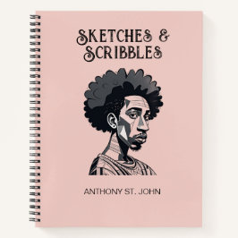Cuaderno Personalized Sketches and Scribbles Notebook