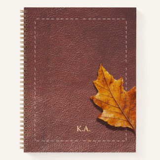 Cuaderno Personalized Stitched Leather Look Journal Gift