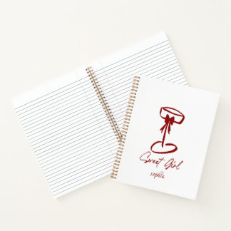 Cuaderno Personalized Sweet Girl Notebook Coquette 