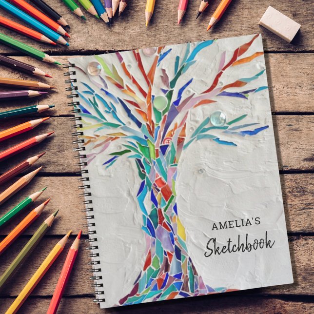 Cuaderno Personalized Tree Sketchbook (Subido por el creador)