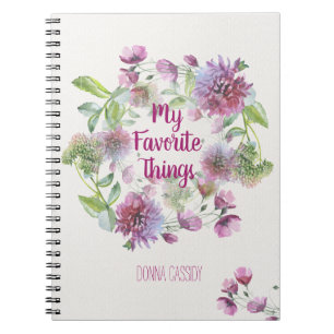 Cuaderno Personalizó mis cosas preferidas