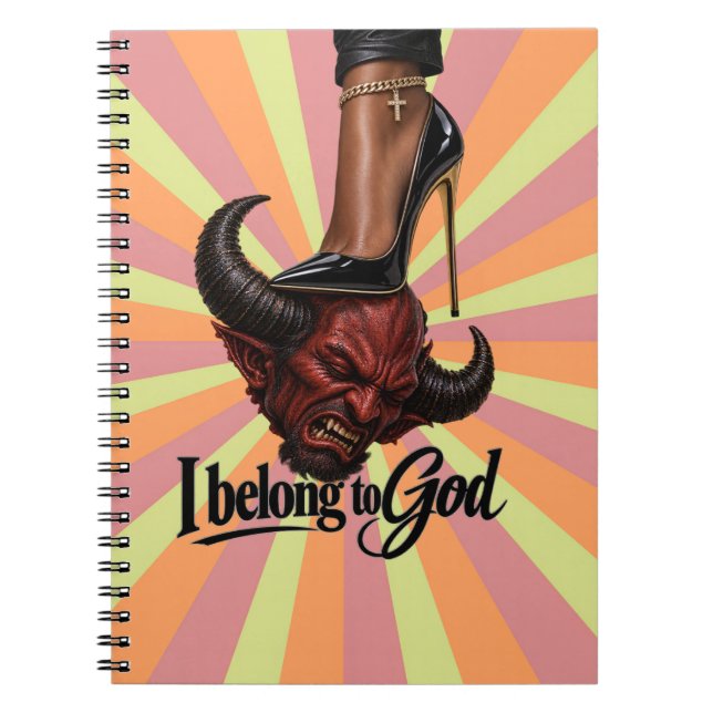 Cuaderno Pertenezco a Dios (Frente)