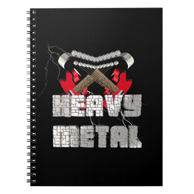 Cuaderno Pesado metalizado (Frente)