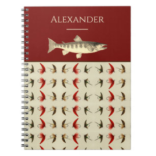 Cuaderno Pesca de mosca vuela Salmón Rústico 