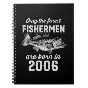 Cuaderno Pesca de pescadores con regalo de cumpleaños 2006
