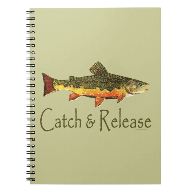 Cuaderno Pesca de truchas de captura y liberación (Frente)