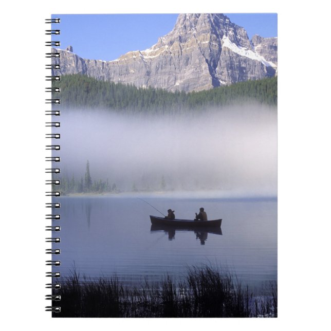 Cuaderno Pesca en canoa en el lago Waterfowl, Banff Naciona (Frente)