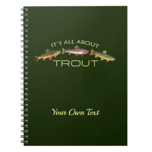 Cuaderno Pesca personalizada de la trucha
