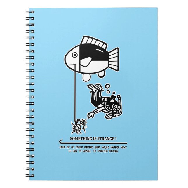 Cuaderno Pescado atrapa humanos (Frente)