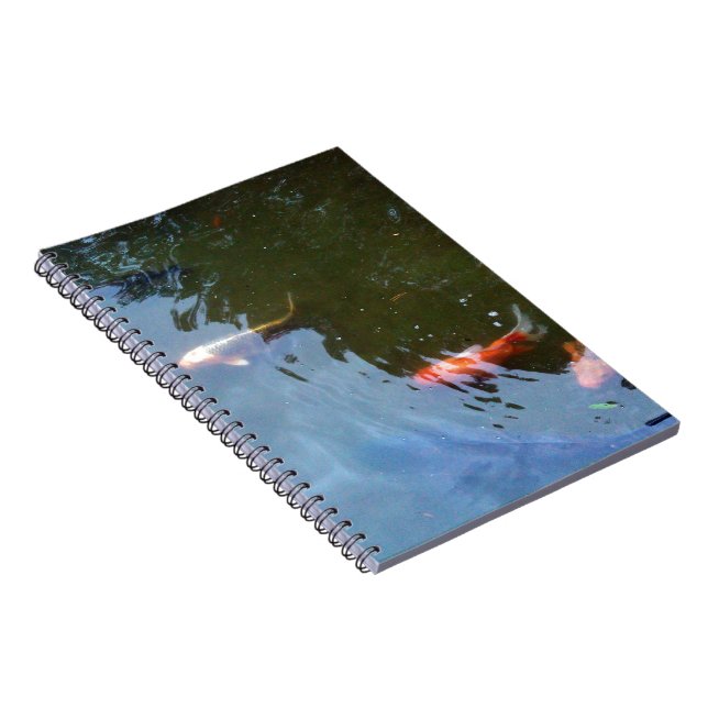 Cuaderno Pescado, Koi Carps en estanque (Lado Derecho)