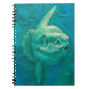 Cuaderno Pescado solar, Mola Mola Ocean Underwater Animals 