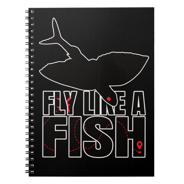 Cuaderno Pescado volador Pelágico - Geek marino (Frente)